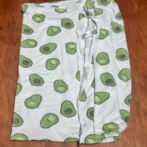 Angel Dear Avocado Print Bamboo Swaddle